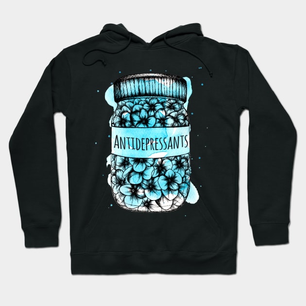 Antidepressants Hoodie by Akbaly